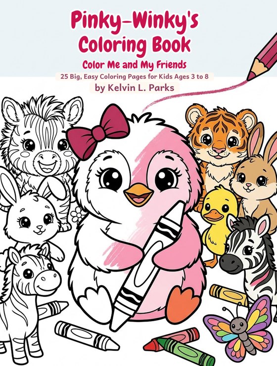 Pinky-Winky's Coloring Book cover
